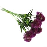 Colori vivaci e realistici: disponibile in cinque colori vivaci: bianco, giallo, verde, rosa e viola giada. Ogni palla di fiori di tarassaco presenta un colore altamente realistico che migliora l'estetica visiva. Scegli il colore che si adatta alle tue preferenze e alle tue esigenze decorative.