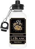 Cafe LeBlanc Sojiro Sakura Réutilisable Blanc Aluminium Bouteille d'eau Reusable White Water Bottle