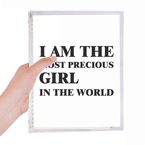 Carnet à spirale rechargeable I Am The Precious Girl pour ne plus jamais perdre vos notes
