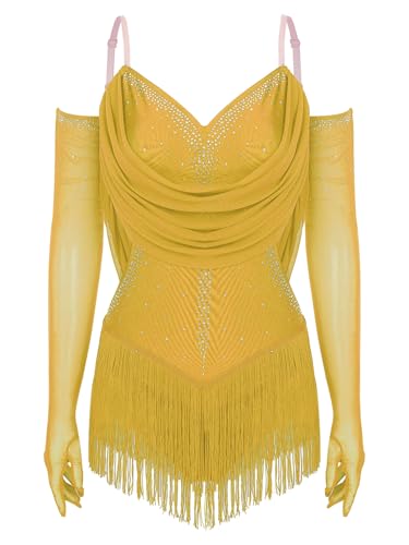Robe de bal à pompons et strass pour vos compétitions - 3