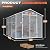 Quictent 8x10 FT Resin Storage Shed with Floor,Outdoor Plastic Storage Shed with Window & Vent, Lockable Door, Heavy Duty Tool Shed for Patio Bike Lawn Mower Pool Supplies.(7.2X9.4FT Base)