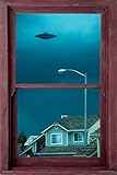 UFO Window Poster 24 x 36in
