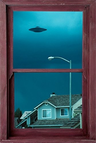 UFO Window Poster 24 x 36in