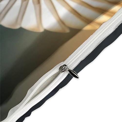 Ensemble de lit oiseau 3D parure de lit avec fermeture éclair et taies d'oreiller microfibre - 5