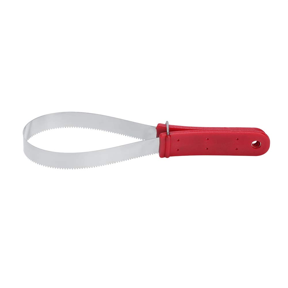 Stainless Steel Shedder Scraper Tool Shedding Blade Horse Grooming Non Slip Handle Applicable for Horses and Ponies - 5