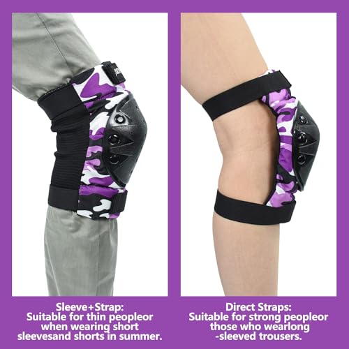 AIDY-PRO Knee Pads and Elbow Pads for Adults Skating Protective Gear, Skateboard Pads for Adult Wrist Guards for Roller Skating Skateboarding Biking Pink - Thumbnail 7