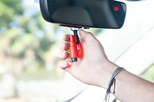 image for resqme,The Original Emergency Keychain Car Escape Tool, 2-in-1 Seatbel