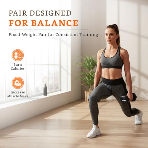 Image of Amazon Brand - Solimo Vinyl Dumbbell