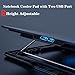 Laptop Cooling Pad with 8 Fans, Blue LED Lights, Adjustable Fan Speed，High Performance Cooling Fan (RGB 8 Fans)