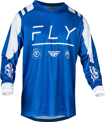 Fly Racing F-16 Men's Jersey (True Blue/White, Medium)