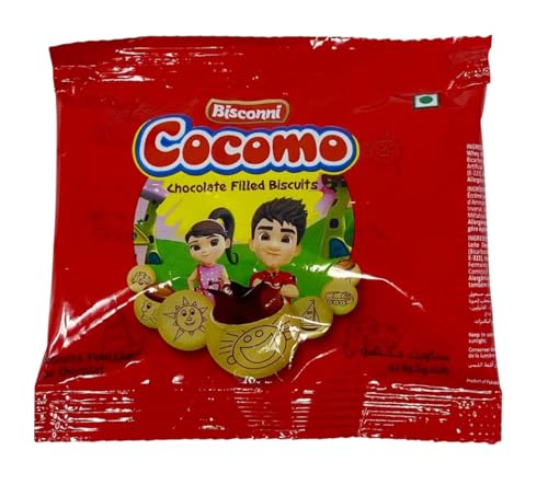 Bisconni COCOMO Chocolate Creme Filled Cookies 24PK (1 Lb 3.4oz Total)