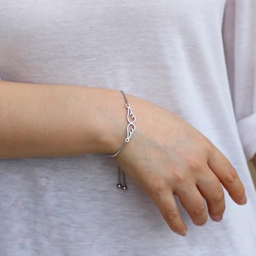 RZKING Bracelets For Women, Evil Eye Sun Moon Wave Charm Bracelets For Women, Friendship Bracelets, Gifts For Sister, Birthday, Thank You, Inspirational Gifts For Women4