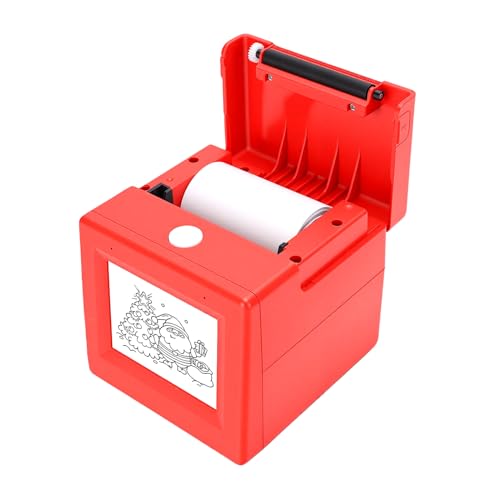 Image of AI Voice Sticker Printer, 2.8 Inch Screen Voice Activated Thermal Printer with Color Pens and Printing Paper, for Study Note Diary and Scrapbook
