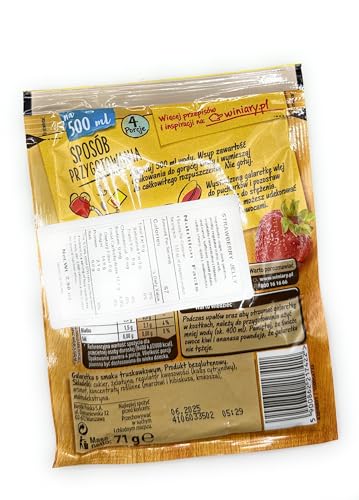 Winiary Galaretka sabor fresa 5 unidades miniatura 2