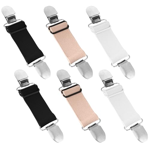 Image of Giantree 6Pcs Mitten Clips, Shirt Clips for Women Clothing, Dress Clips Back Cinch, Waist Cincher Clip Sweater Clips, Retro Cardigan Collar Clip Brooch Clip for Women pant clips for waist tightener