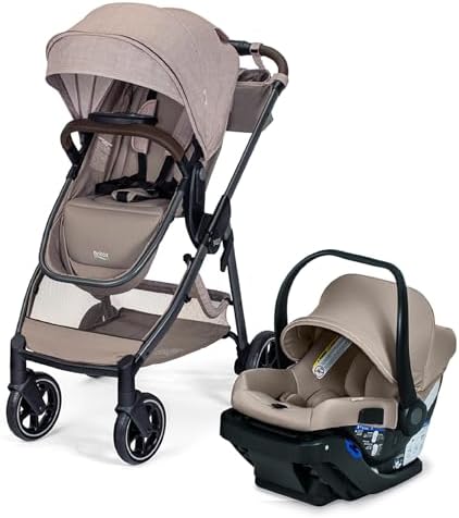 Britax Phases Travel System with Arbor Infant Car Seat β Teak - 2