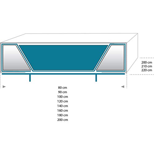 Wasserbettmatratze Aqua Sense 90×200 für Softside Wasserbetten