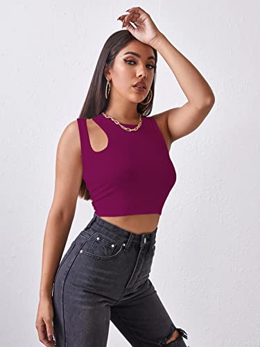 Image of Shasmi Women's Striped Slim Fit Crop, Ribbed, Stylish Tank Top, Soft and Comfy Fabric has Some Stretch