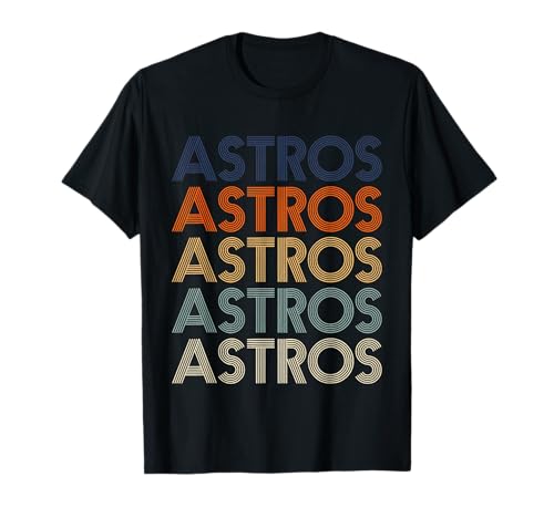 Vintage Astros Retro Style 70s 80s First Name T-Shirt