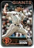 Keaton Winn Rookie Card Collectible Baseball Card - 2024 Topps Update Series Baseball Card #83 (Giants)