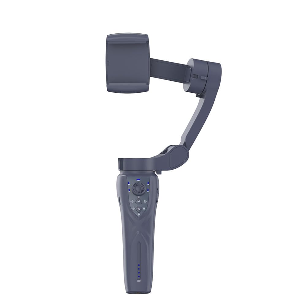 Estabilizador de Cardán de 3 Ejes F12, Iluminación LED, Soporte de Seguimiento Inteligente AI, Control de Enfoque para Vídeo/Fotografía