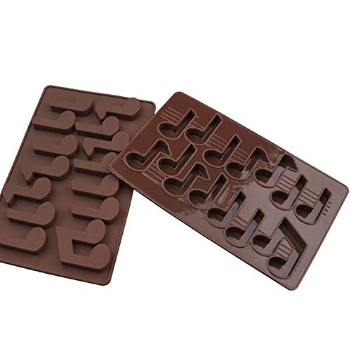 2-teilige Silikonform Für Gitarre & Musiknoten – Perfekt Für Eiswürfel, Schokolade, Gelee & DIY-Projekte