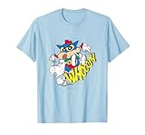 Crayon Shin-Chan Action Kamen Shin-Chan American Comic Style Camiseta, Hombre, Azul Bebé, L