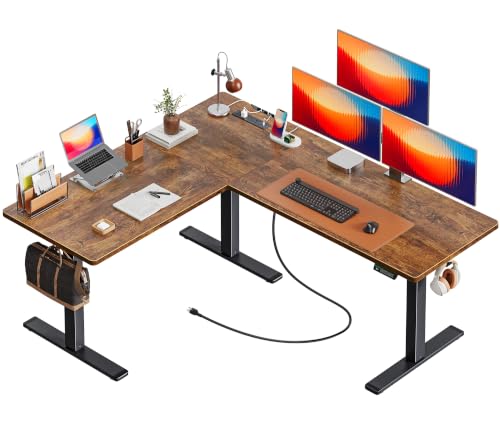 Huuger Electric L Desk on Amazon