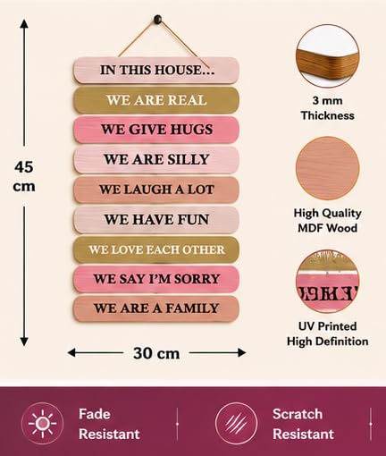 Image of Motivational Quote Wall Hanging for Home Decor | What You Think You Become, What You Feel You Attract, What You Imagine You Create MDF Wooden Wall Art | Office, Living Room & Meditation Decor (WH-35)