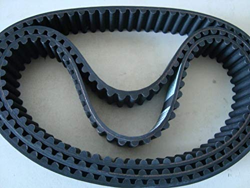 Transmission Belts S2M round belt with 310mm length 15mm width - (Width: 10mm; Length: 310mm; Number of Pcs: 5pcs)