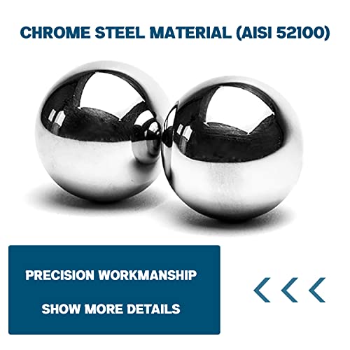 Image of 2pcs 2 inch Inch Chrome Steel Bearing Balls (51mm)