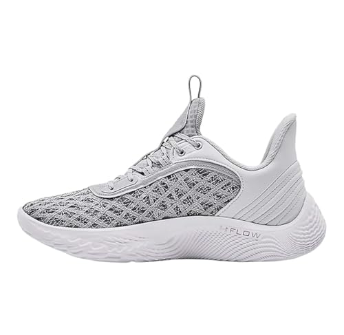 Under Armour Curry Flow 9 Team Basketballschuhe, White-mod Gray, 43 EU