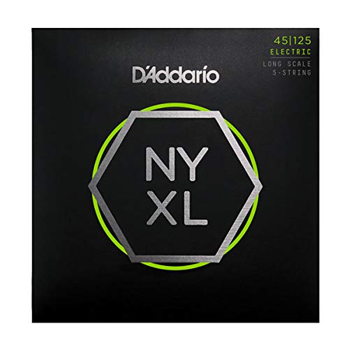DADDARIO (__I) 5GLx[X NYXL45125 Long Scale Light Top/Med Bottom 5-Strings 45-125