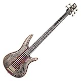 Tastiera: panga con bordo Ibanez SR5CMDX - Basso elettrico a 5 corde, colore: Nero
