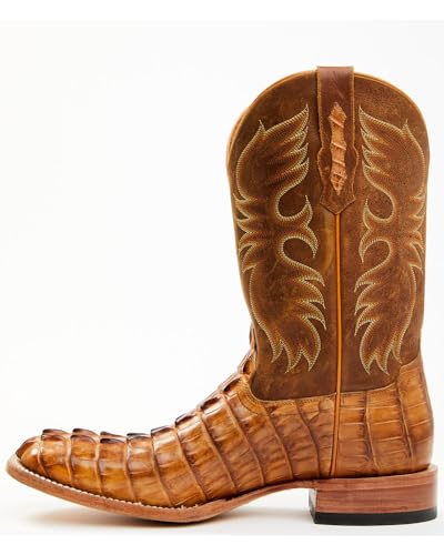 Cody James Men's Caiman Cognac 12" Exotic Western Boot Broad Square Toe - Asr21-223