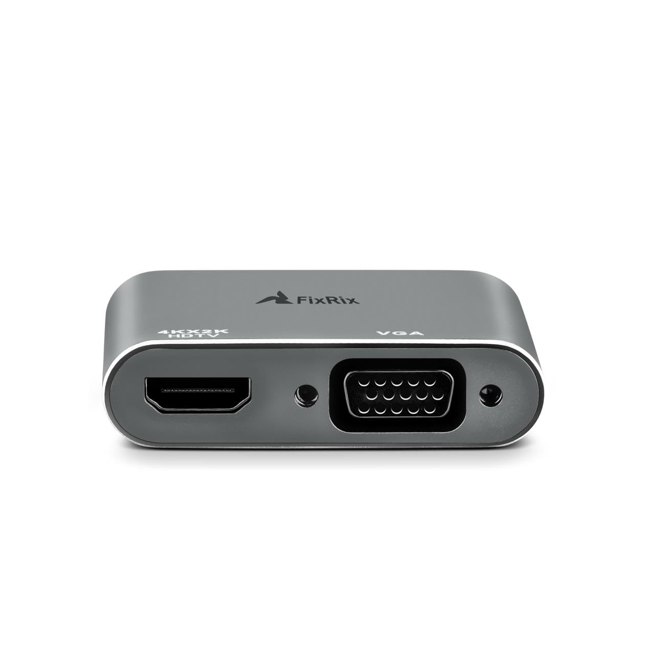 Stacja dokująca USB-C 4 w 1 z HDMI 4K - VGA 1080p, USB 3.0 (5 Gbps) i USB-C PD 100 W, kompaktowy koncentrator z aluminiową obudową, kompatybilna z MacBook, Dell XPS, HP Spectre i iPad Pro