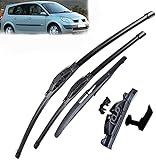 Balais d'essuie-Glace Avant arrière, pour Renault, pour scénic 2 / Grand 2003-2004 Pare-Brise Pare-Brise Avant 26 '21' 10 'essuie-Glaces