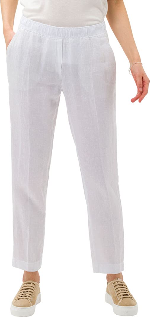 BRAX Style Maron-Pantaloni in Lino Donna