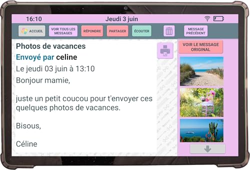 FACILOTAB XXL Classic – Senior-Tablet – einfach und intuitiv, ideal für ältere Menschen – sehr großer...