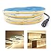 Arote COB LED Strip 24V Flexibel LED Streifen Hohe Dichte Hohe Helligkeit 2m 320LEDs/m 640LEDs warmweiß 3000K Dimmbar LED Band IP20 für Innendekoration TV Hintergrundbeleuchtung Schlafzimmer LED Strip