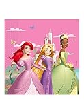 Inclus: - 20 serviettes 20 Serviettes Princesses Disney 33 x 33 cm - Rose