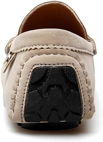 Battle Men Men's Suede Penny Loafer– Driving Moccasins Casual Slip-On Solid Color Shoes for Weekend Outings and Summer Comfort