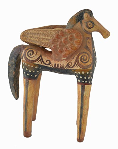 Pegasus Sculpture Statue Ancient Greek Mythic Creature Tall Legs Artifact