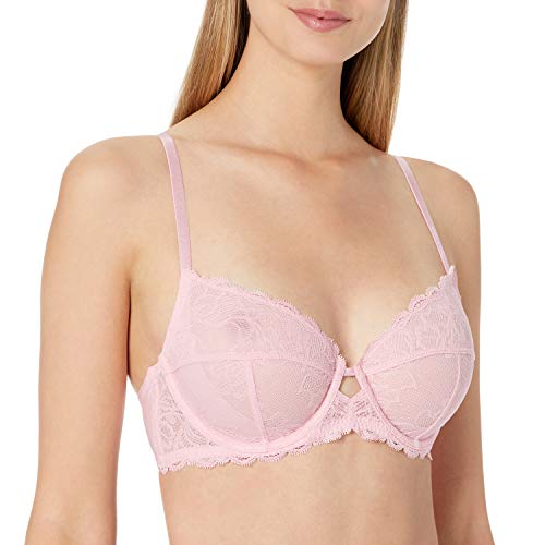 Calvin Klein Women's Seductive Comfort 3 Piece Full Coverage Unlined Bra, Bubble Gum, 40D