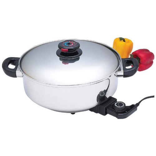 Buy Precise Heat 12Inch Surgical Stainless Steel Deep Electric Skillet