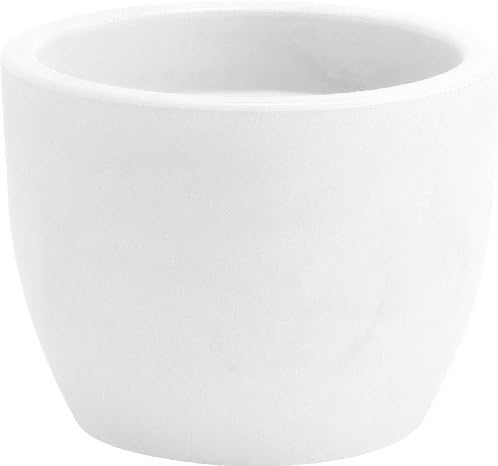 Nicoli R1630B Evolution – Sottovaso Rotondo Opaco In Resina Atlas, 30 Cm, Bianco, Per Esterni E Interni, Resistente UV - 3