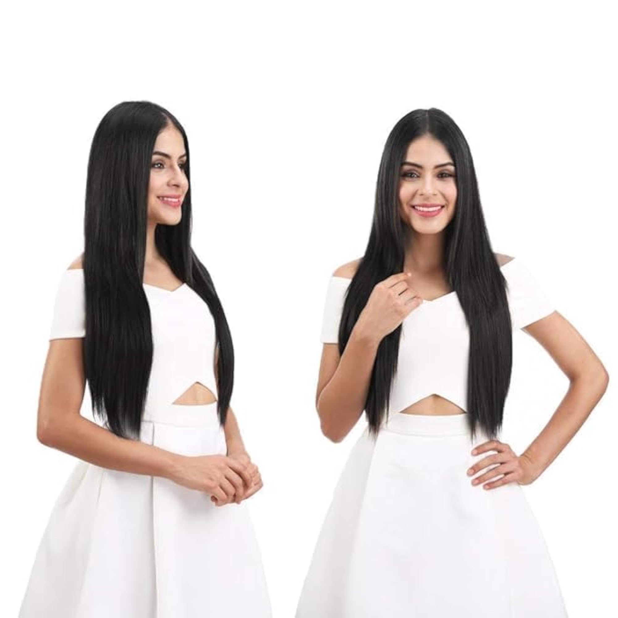 Darshan Slip Based 3 Clip Hair Topper Extension