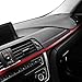 Betterhumz for Alcantara Car Dashboard Panel Trim Cover for BMW F30 F31 F32 F36 F34 3 4 Series 2013-2019 Center Console Dash Sticker Car Styling Tuning Accessories