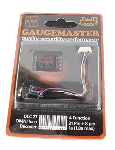 Preisvergleich Produktbild Gaugemaster gm-dcc27 21 und 8 Pin Omni Decoder