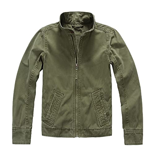 Veste d'automne homme coupe ample XXL veste de travail mi-saison denim